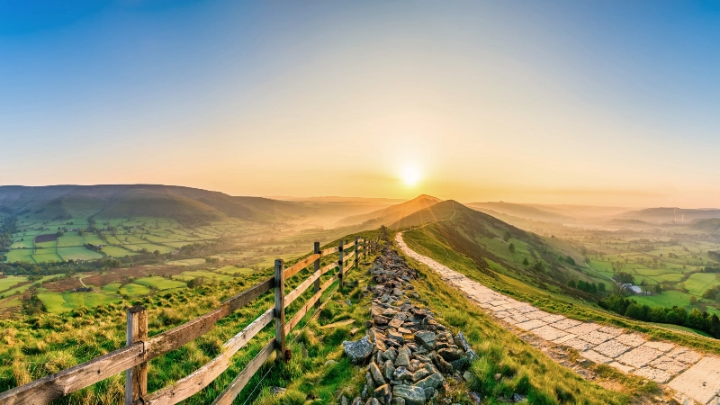 Mam Tor Mountain England