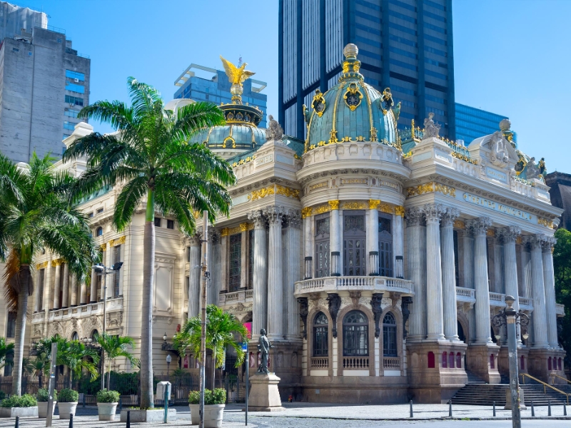 Theatro Municipal Opera House Rio de Janeiro Brazil