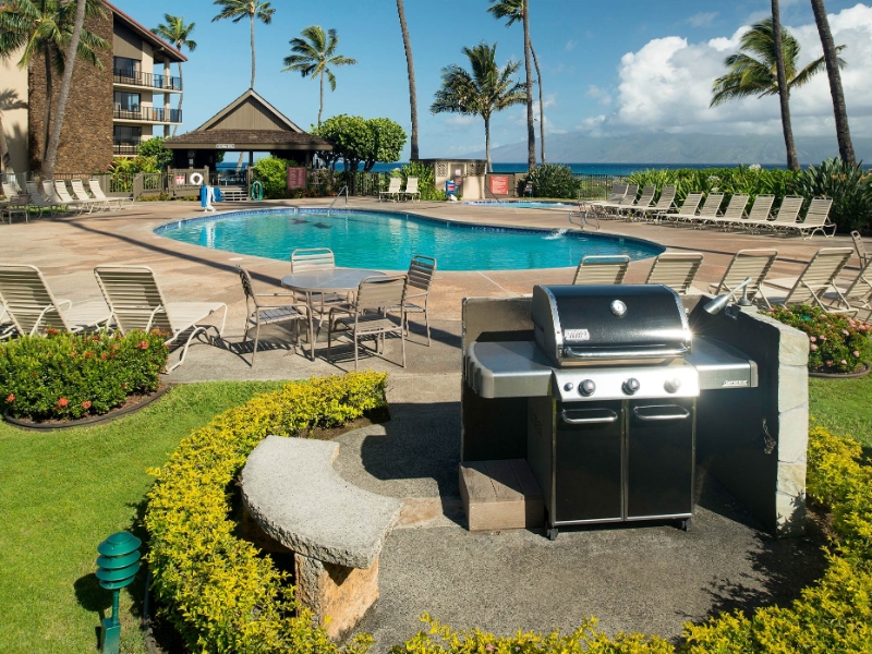 Pool BBQ Grill