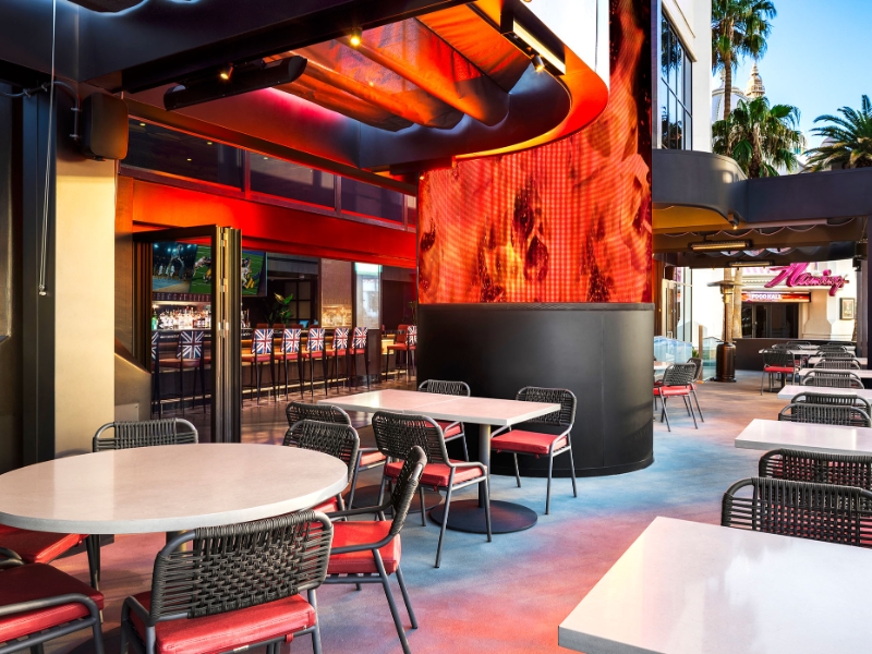 Gordon Ramsey Burger outdoors