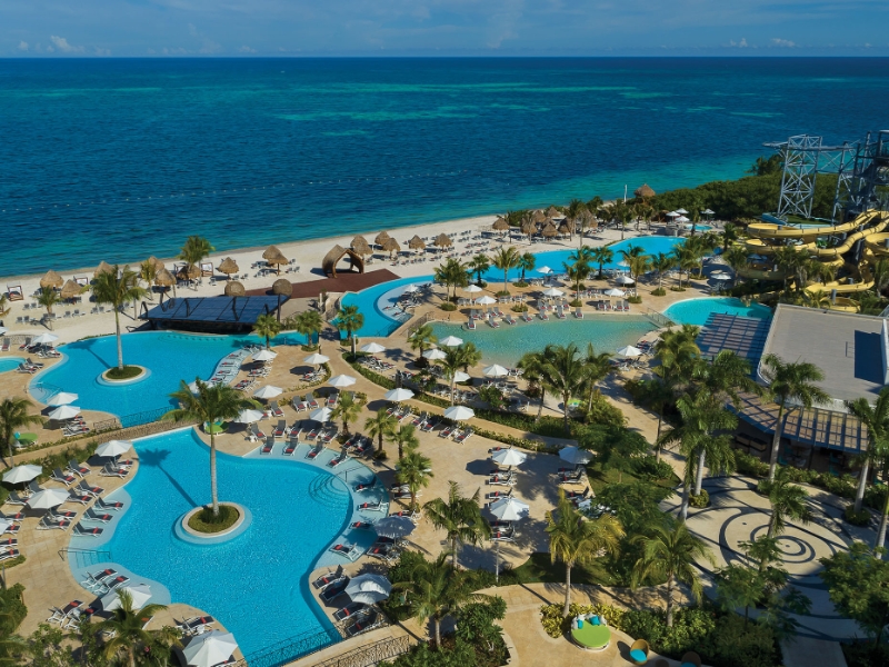 Panoramic View of Pools