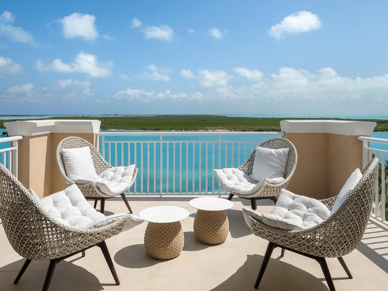 Blue Haven two bedroom oceanfront penthouse Patio