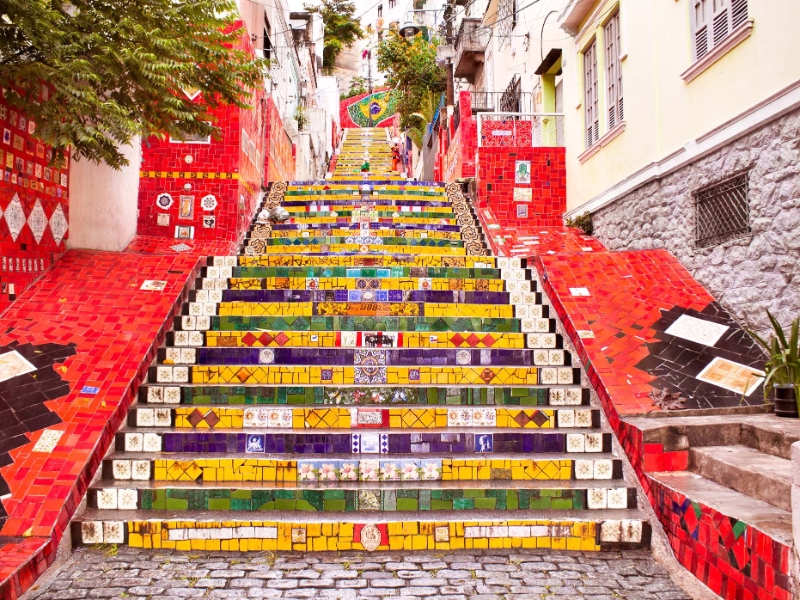 The Selaron Steps Rio de Janeiro