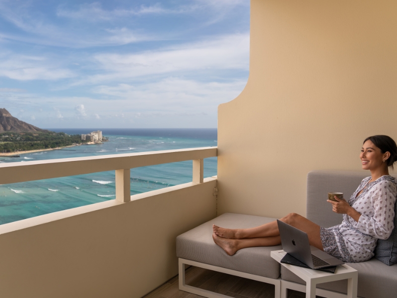 Remote Working with a View