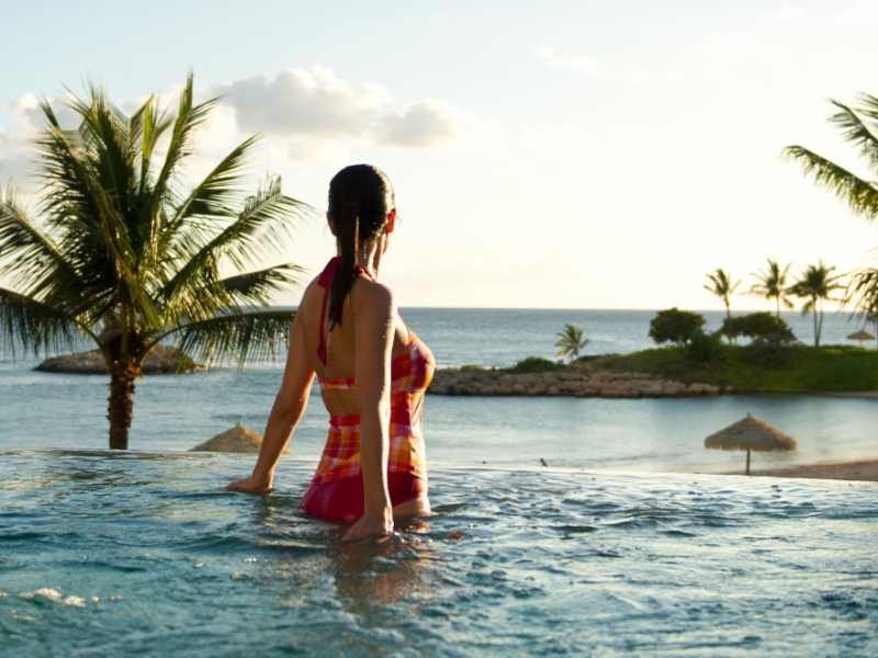 Woman In Whirlpool View