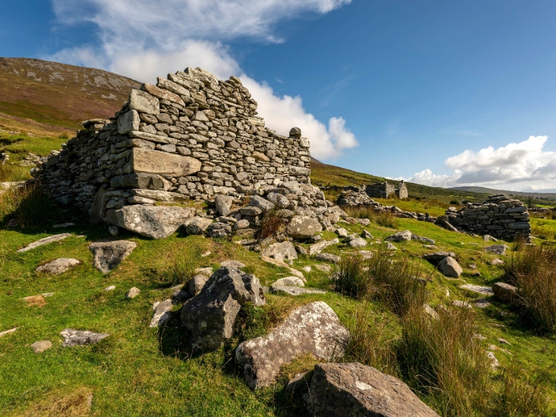 Slievemore Deserted Village