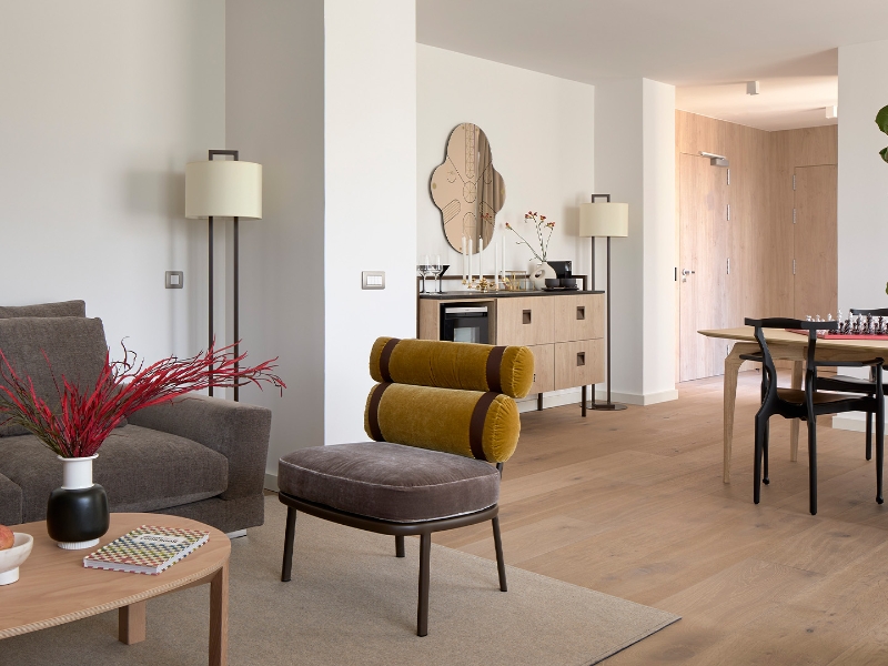 two Bedroom Suite Terrace City View Living Area