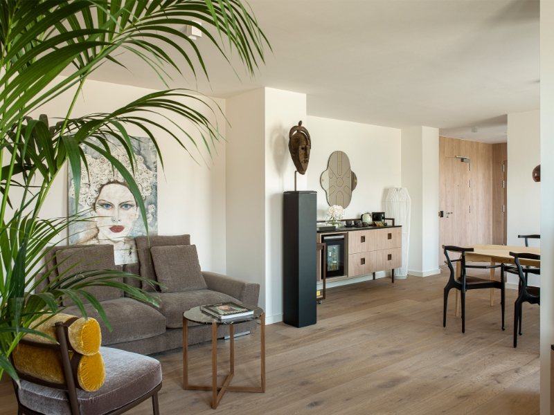 two Bedroom Suite Terrace City View Living Area