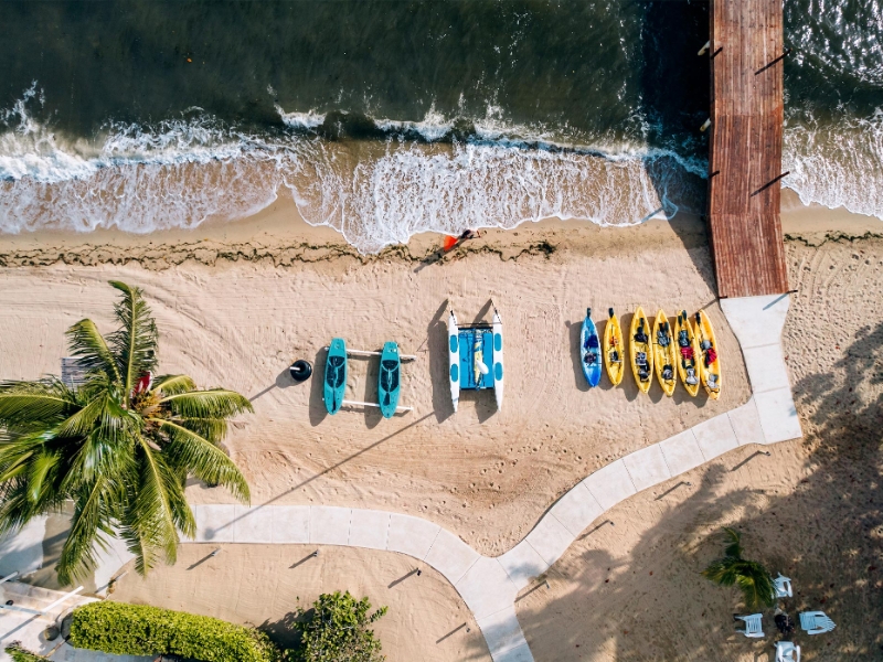 Beach Aerial View