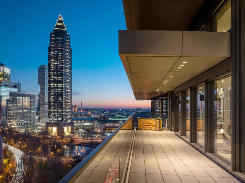 Oben Restaurant Terrace Sunset