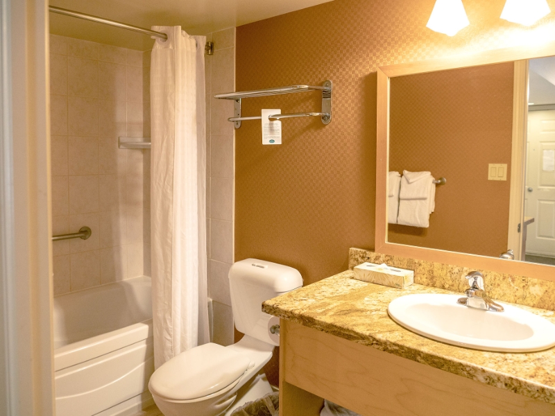 One Bedroom Condo Bathroom