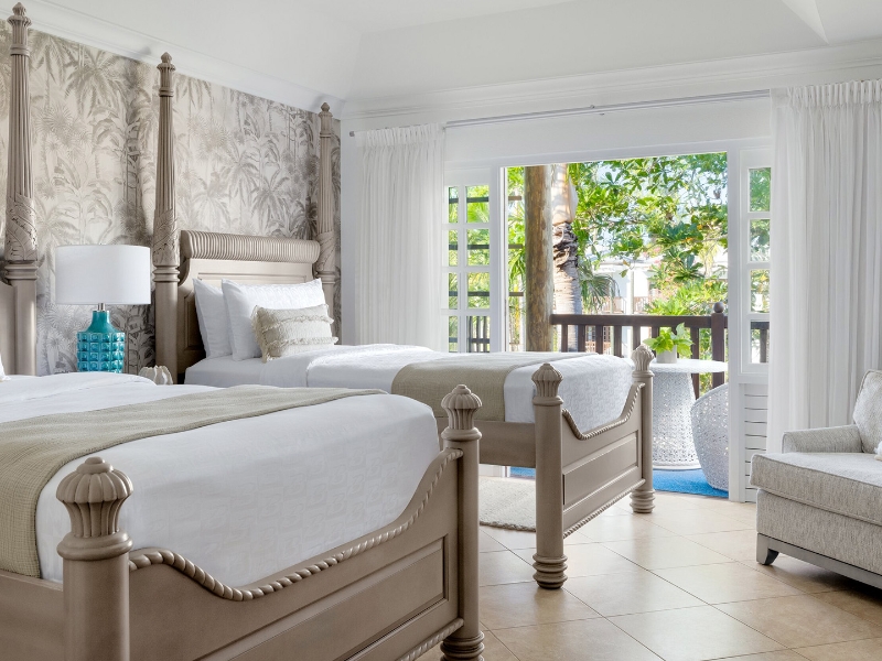 Tropical Oceanview Concierge Two Bedroom Junior Suite Bedroom 1