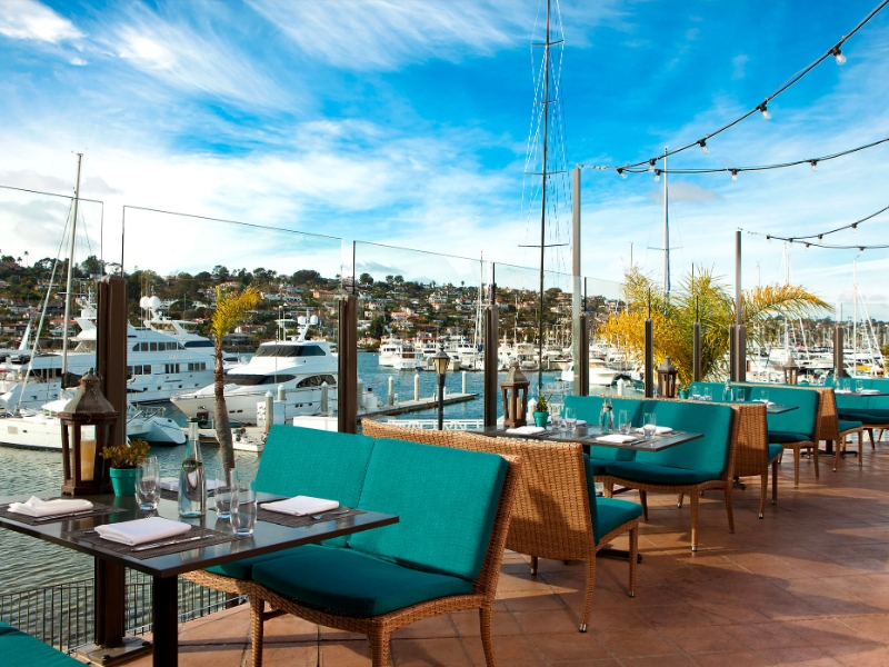 Vessel Restaurant Marina View Patio