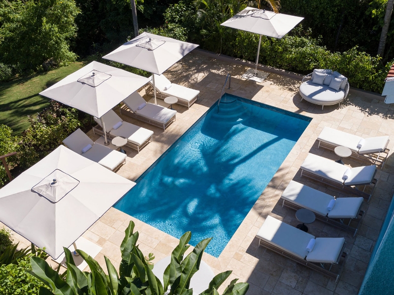 One Bedroom Poolside Butler Villa Suite Pool aerial