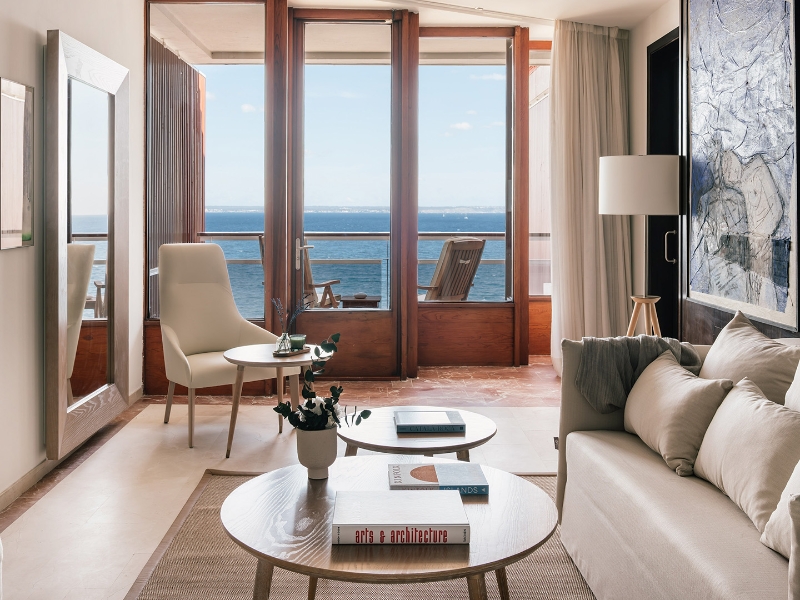 Royal Suite Sea View Living room