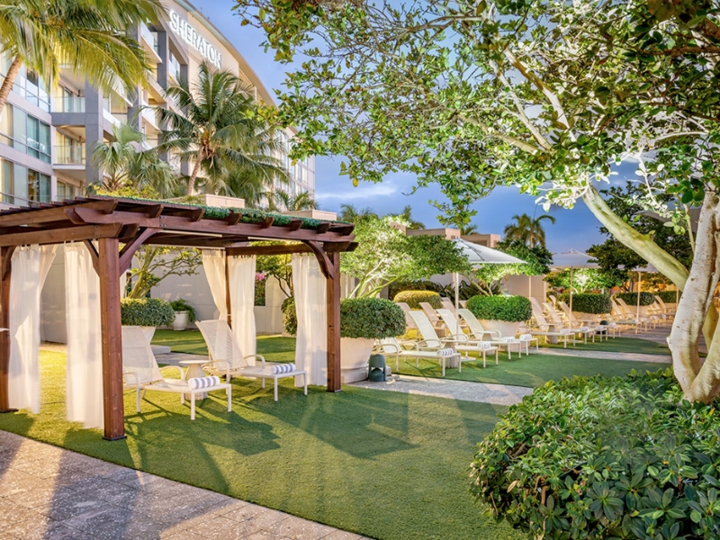 Pool Deck Cabanas