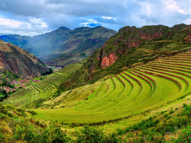 Pisac Terraces Sacred Valley Cusco
