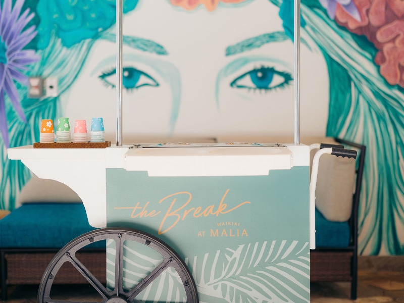 The Break gelato cart