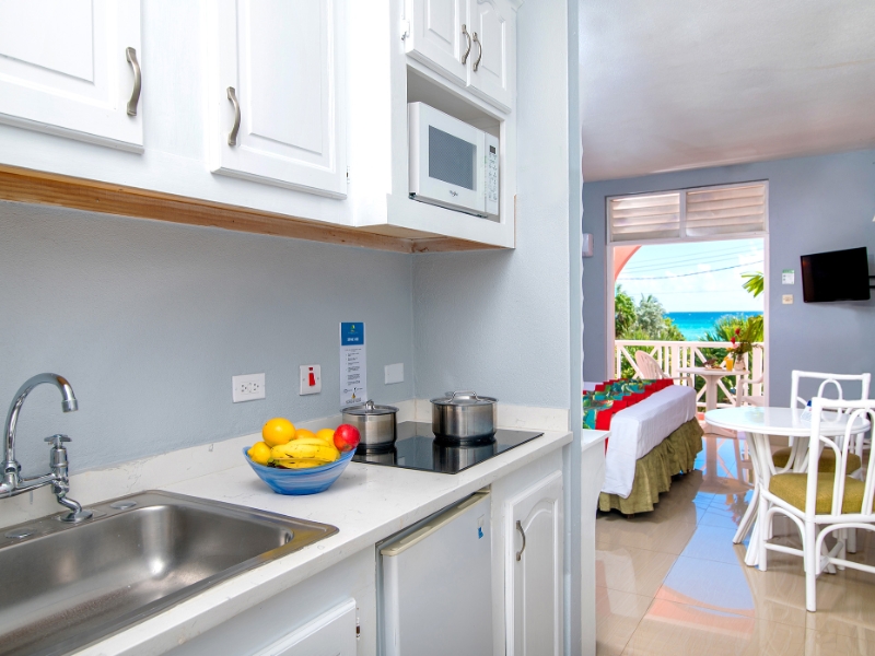 Studio Garden Pool view Kitchen