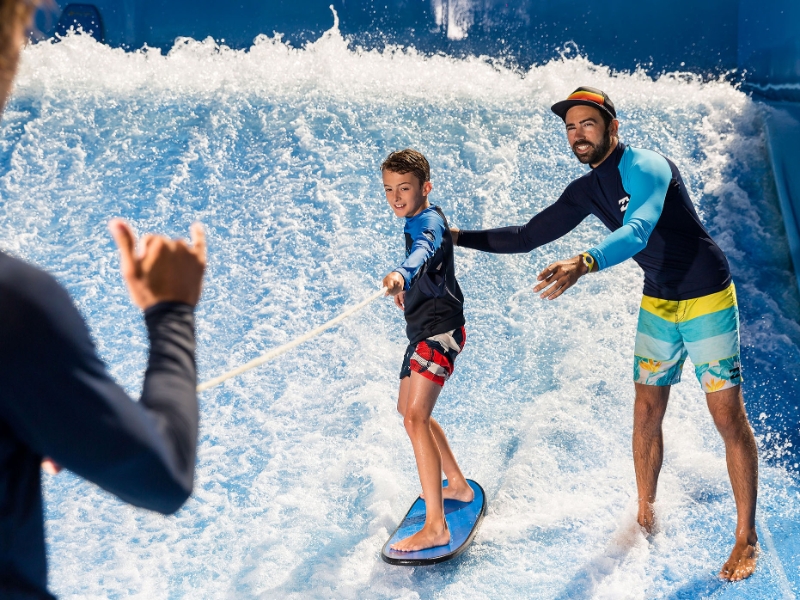 Wave Rider Lessons With Monitor