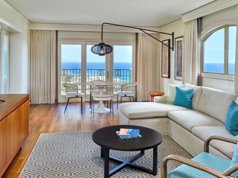 Oceanfront Suite Living Room