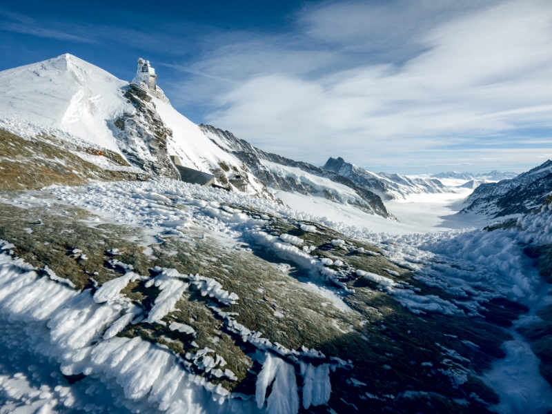 Jungfraujoch ice formations