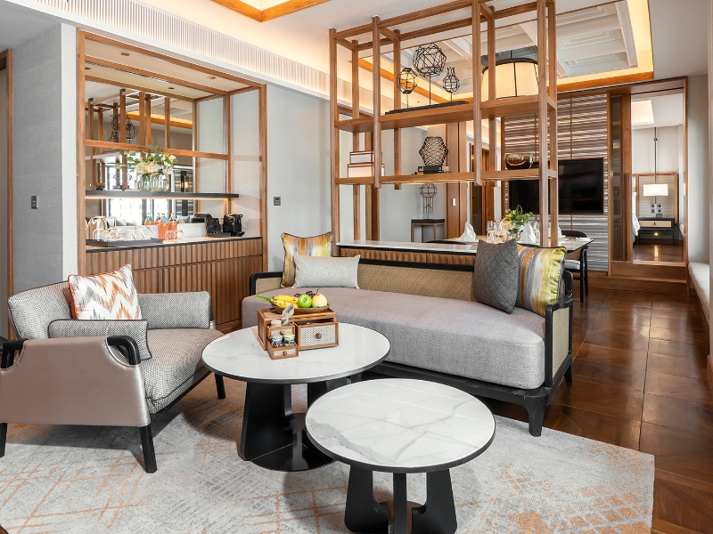 The Level Presidential Suite Living area
