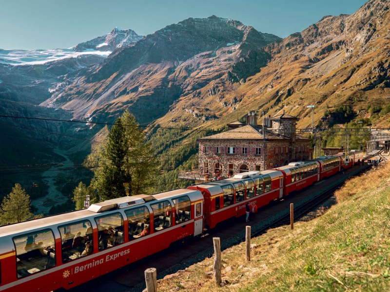 Alp Gruem Bernina Express
