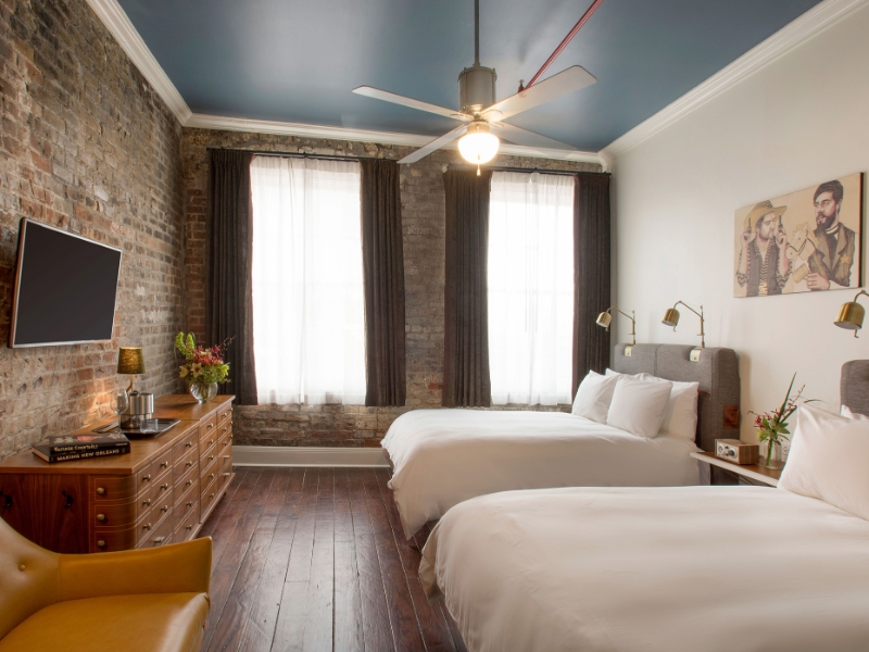 Deluxe two double beds