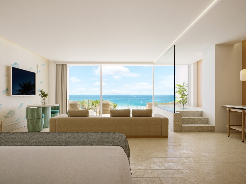 Bedroom Ocean Front Butler Suite King