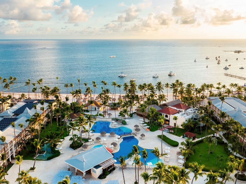 Resort aerial oceanview