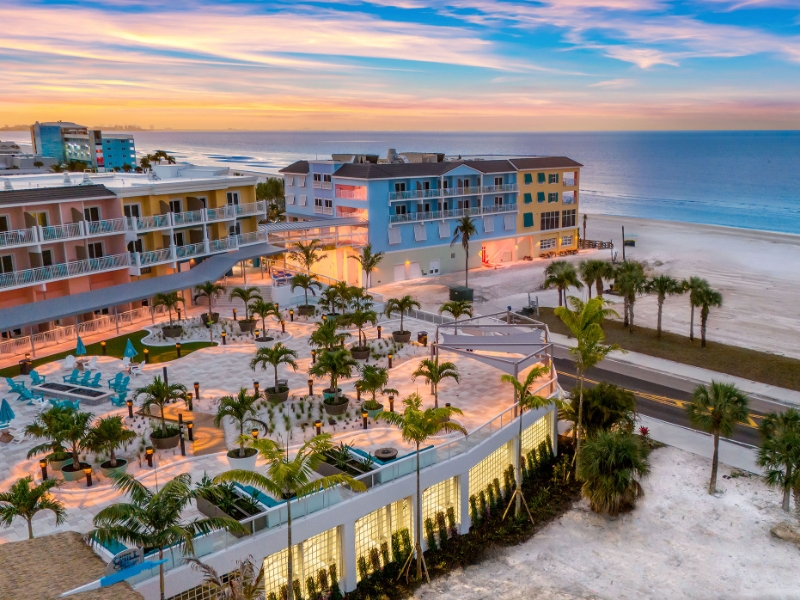 Sunset Terrace Beach Aerial