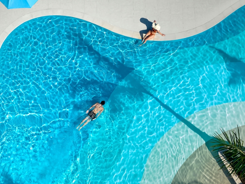 Pool Aerial View