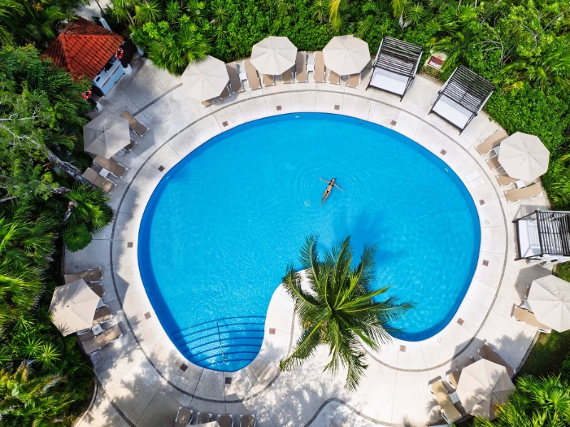 Adults Only Pool Aerial