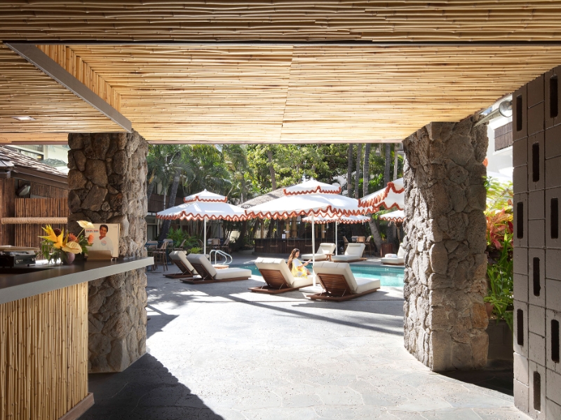 Entrance to Pool Courtyard