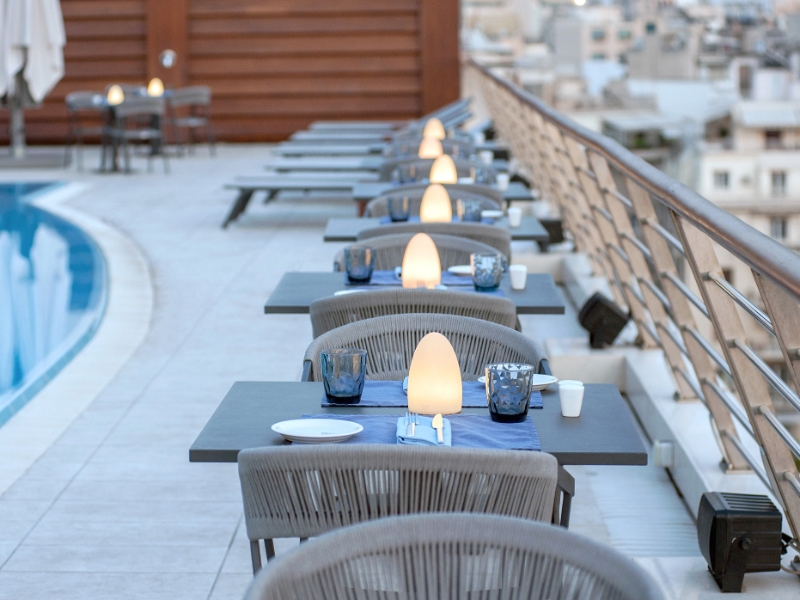 Sky Lounge Rooftop Dining Restaurant