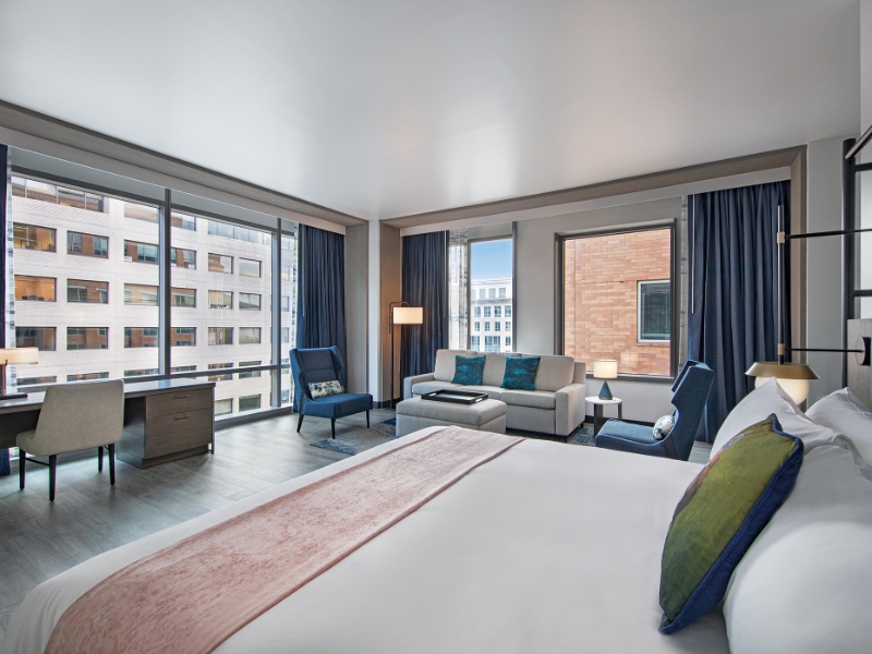 CapitolHillSuite CityView Bedroom