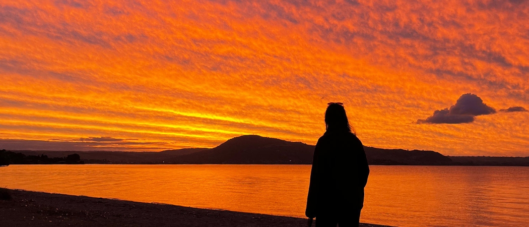 Sunset in Rotorua